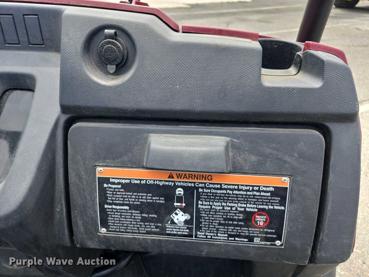 image for item EC0955 2019 Kawasaki Mule KAF400J utility vehicle