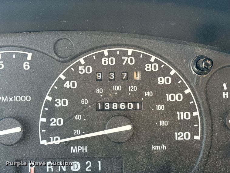 image for item EC3545 1999 Ford Ranger SuperCab pickup truck