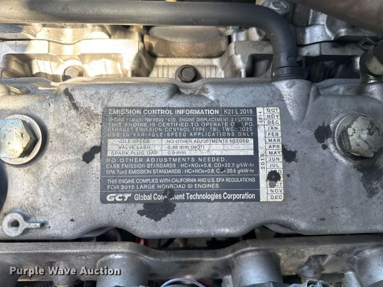 image for item EC3546 2016 UniCarriers PF50 forklift