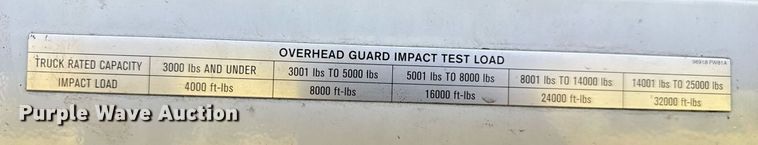 image for item EC3548 UniCarriers PF50 forklift