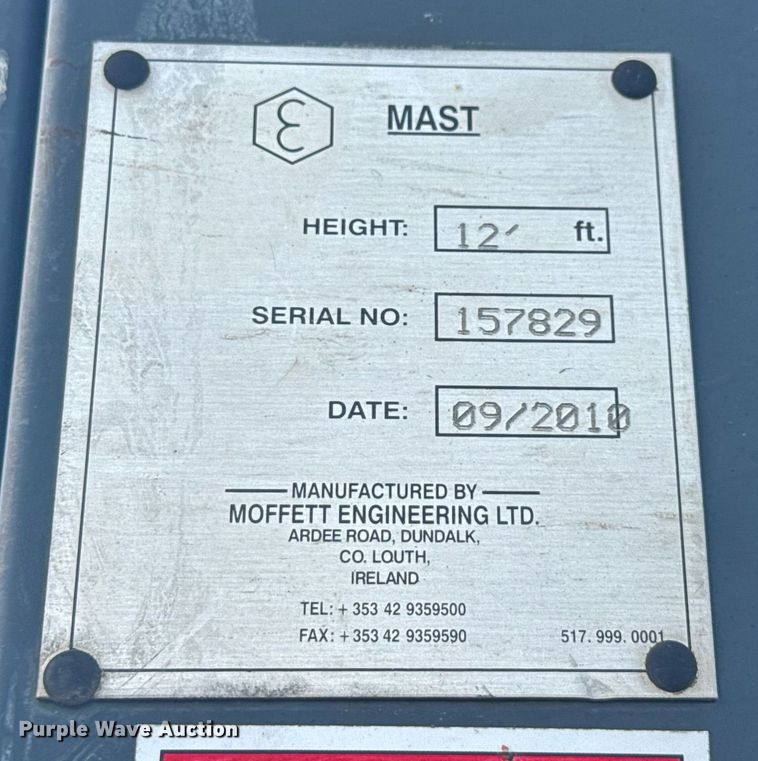 image for item EC3549 2011 Moffett M55 forklift