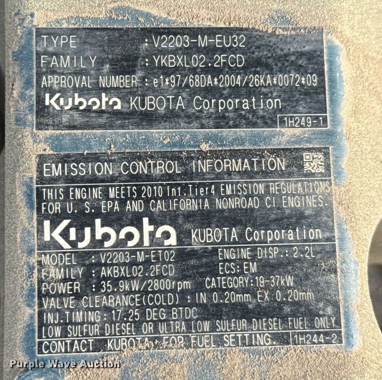 image for item EC3549 2011 Moffett M55 forklift