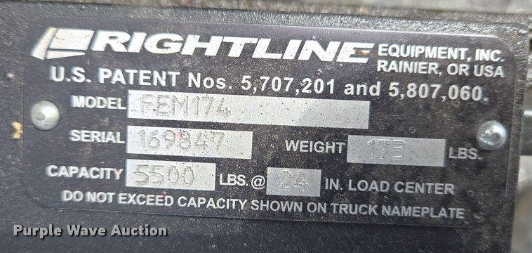 image for item EC4186 2016 UniCarriers PF50 forklift