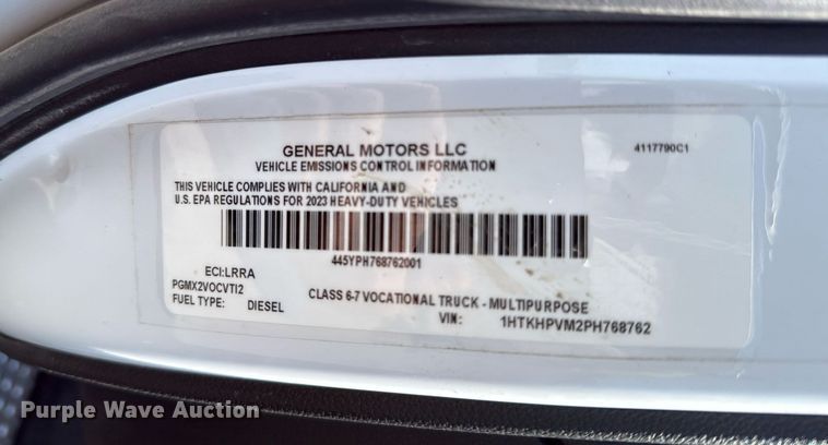 image for item ED5579 2023 Chevrolet  Silverado 6500HD rollback truck