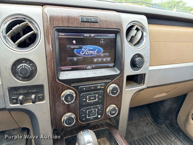 image for item ED5582 2013 Ford F150 Lariat SuperCrew pickup truck