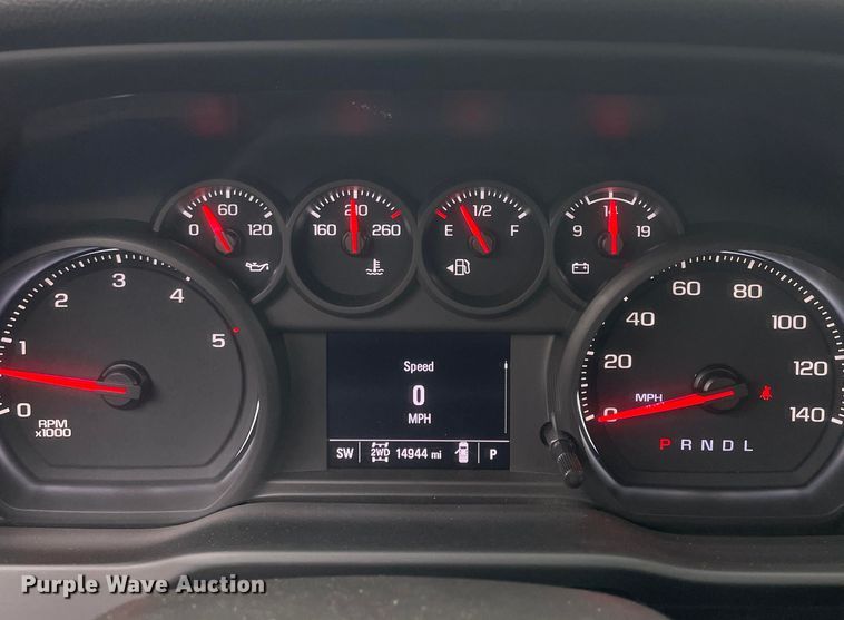 image for item EF3003 2022 Chevrolet Silverado 3500HD flatbed pickup truck