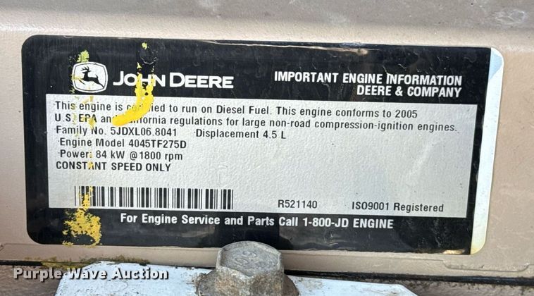 image for item EG5751 MulitQuip DCA-70SSJU2 generator