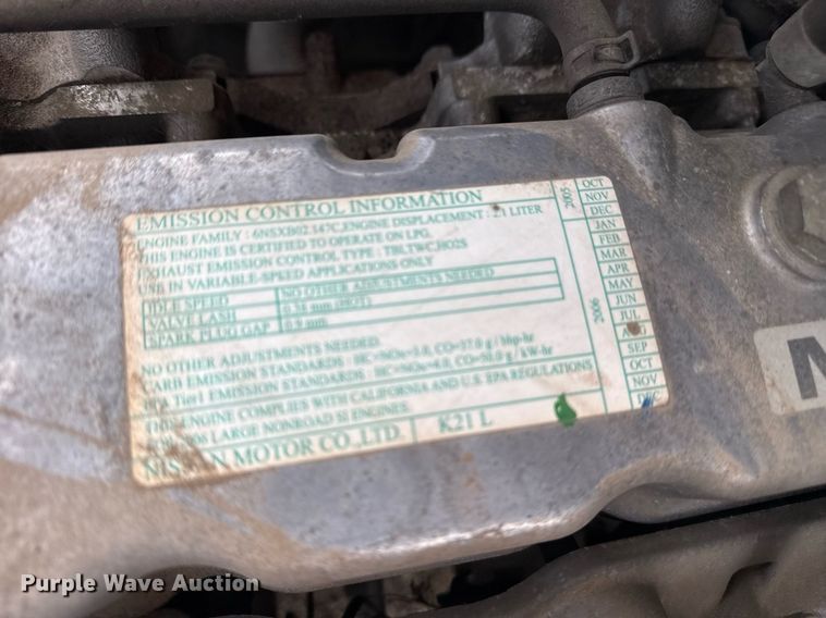 image for item EG5794 2006 Nissan 50 forklift