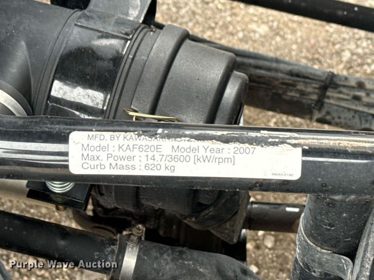 image for item EG5801 2007 Kawasaki Mule 3010 utility vehicle