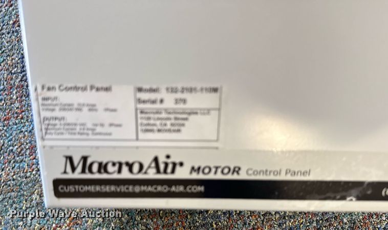 image for item EG6384 (3) MacroAir industrial fans