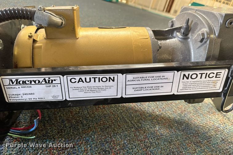 image for item EG6384 (3) MacroAir industrial fans