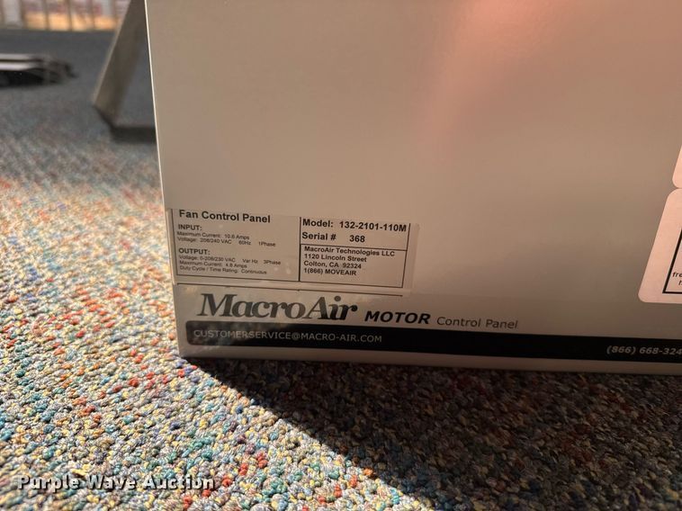 image for item EG6384 (3) MacroAir industrial fans