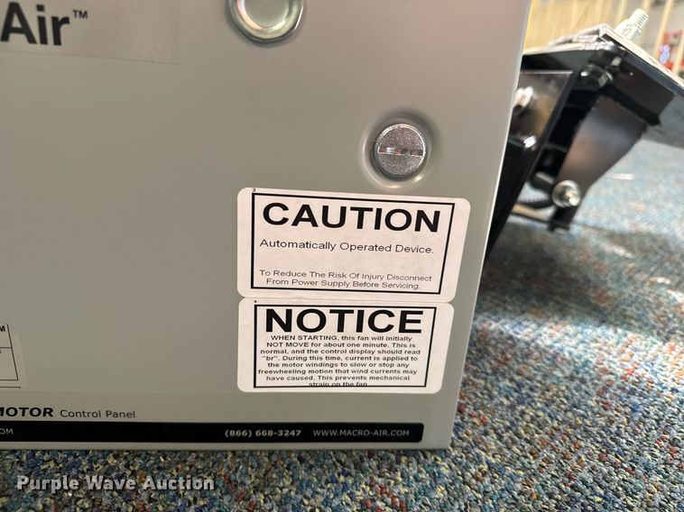 image for item EG6384 (3) MacroAir industrial fans