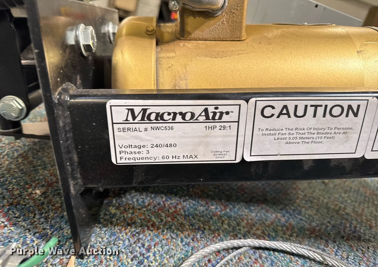 image for item EG6384 (3) MacroAir industrial fans