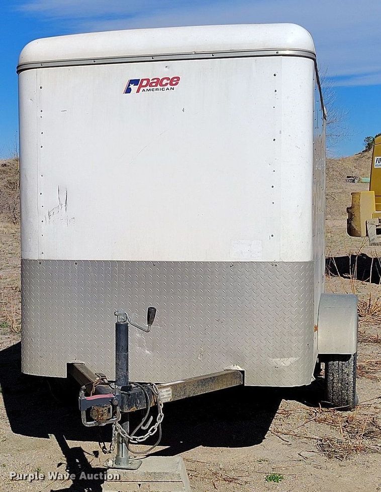 image for item EH0277 2010 Pace American JT58SA enclosed cargo trailer