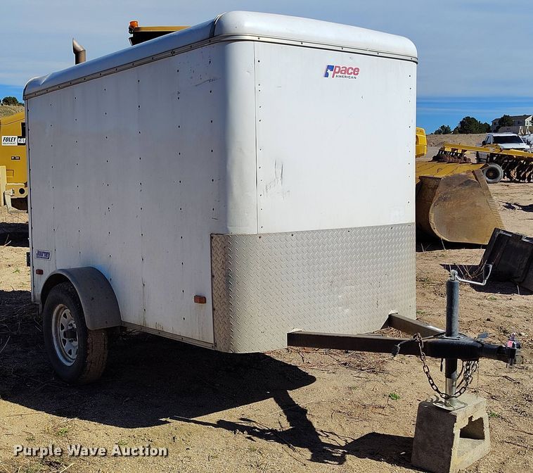 image for item EH0277 2010 Pace American JT58SA enclosed cargo trailer