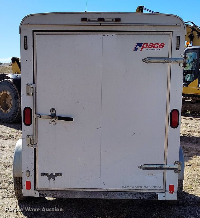 image for item EH0277 2010 Pace American JT58SA enclosed cargo trailer