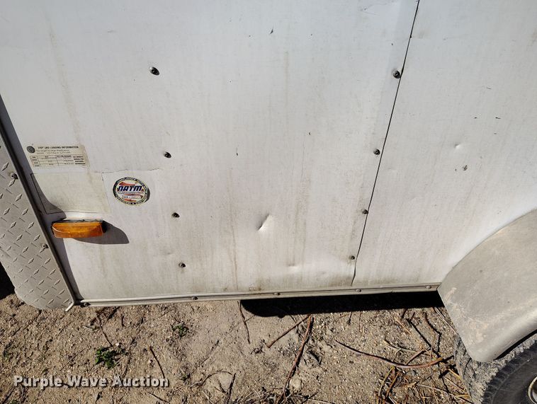 image for item EH0277 2010 Pace American JT58SA enclosed cargo trailer