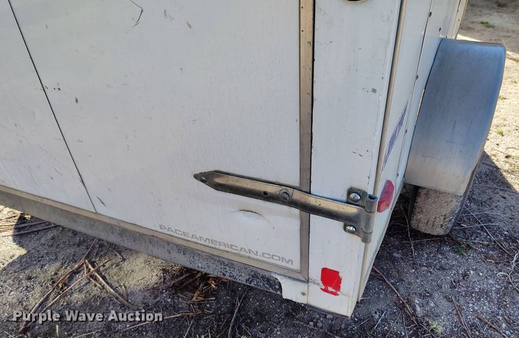 image for item EH0277 2010 Pace American JT58SA enclosed cargo trailer