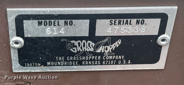 image for item EH7436 Grasshopper 614 ZTR lawn mower