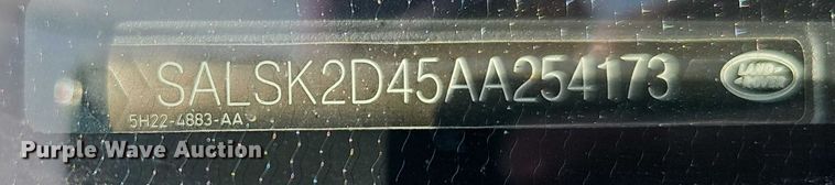 image for item EH8875 2010 Land Rover Range Rover Sport HSE SUV