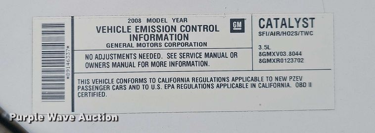 image for item EH8878 2008 Chevrolet Impala LT 