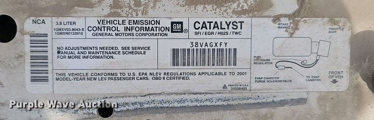 image for item EH8883 2001 Chevrolet Impala LS 