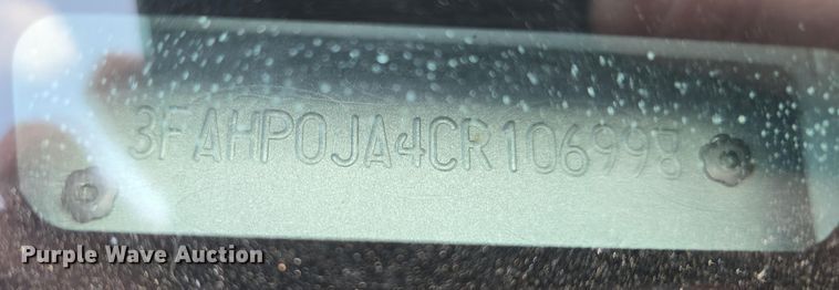 image for item EH8895 2012 Ford Fusion SEL 