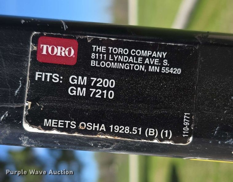 image for item EH8916 Toro Groundsmaster 7210 ZTR lawn mower