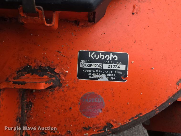 image for item EH8947 2019 Kubota ZD1211L ZTR lawn mower