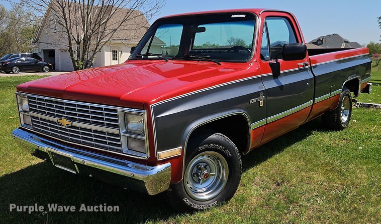image for item EI8968 1984 Chevrolet C10 Scottsdale pickup truck