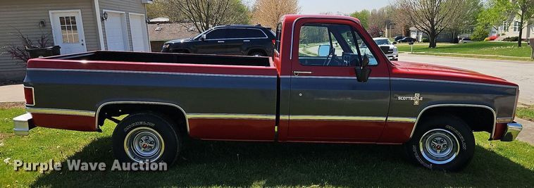 image for item EI8968 1984 Chevrolet C10 Scottsdale pickup truck