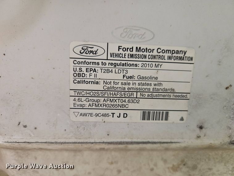 image for item EI8969 2010 Ford F150 pickup truck