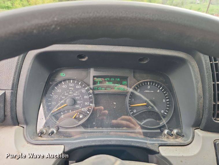 image for item EI8998 2019 Mitsubishi Fuso FE160 Crew Cab flatbed truck