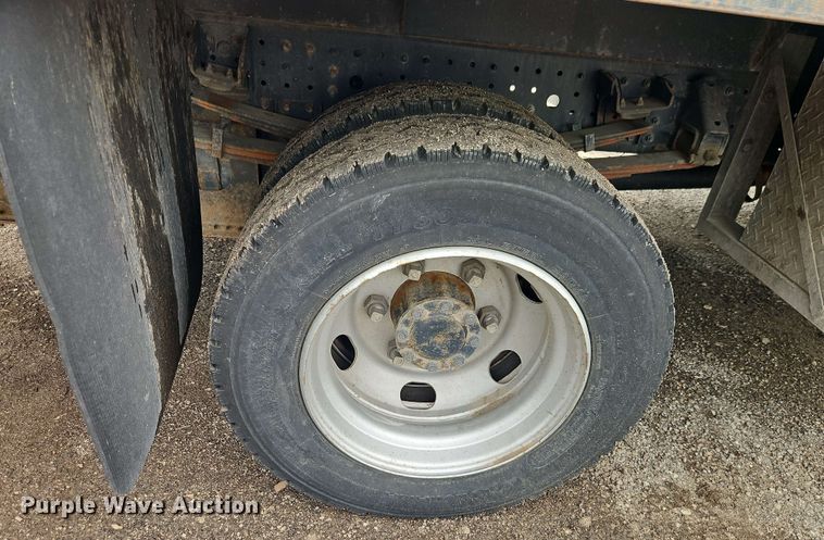 image for item EI8998 2019 Mitsubishi Fuso FE160 Crew Cab flatbed truck