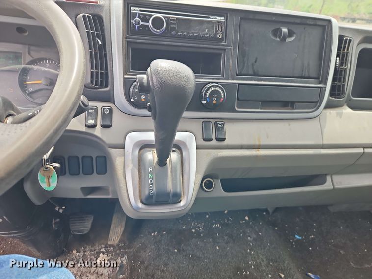 image for item EI8999 2019 Mitsubishi Fuso FE160 Crew Cab flatbed truck