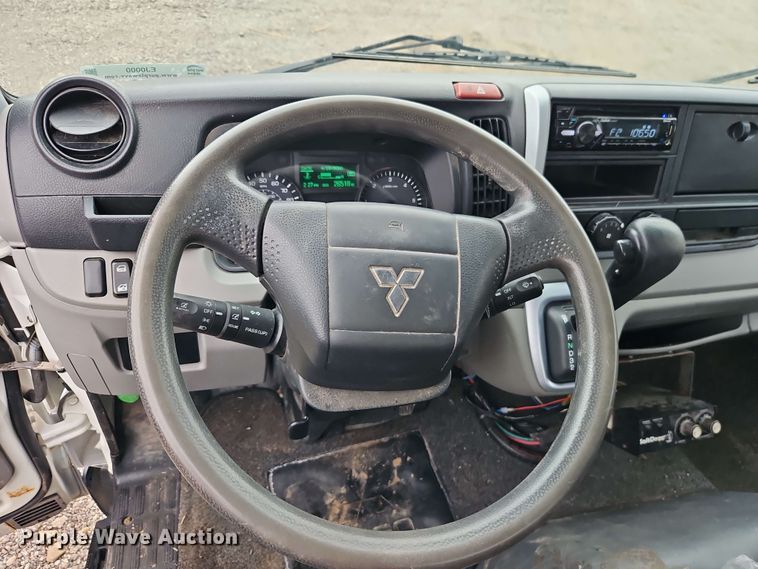 image for item EJ0000 2019 Mitsubishi Fuso FE140 flatbed truck