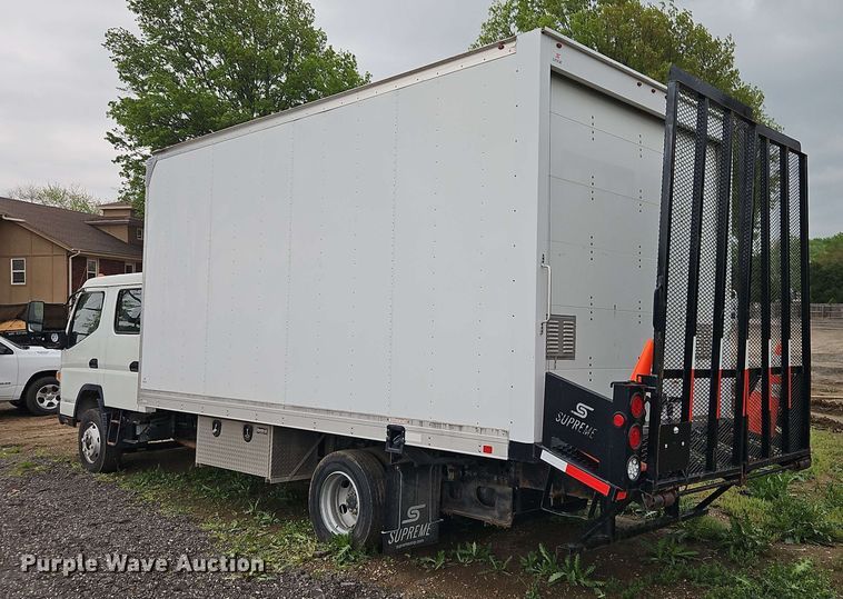 image for item EJ0001 2019 Mitsubishi Fuso FE160 crew box box truck