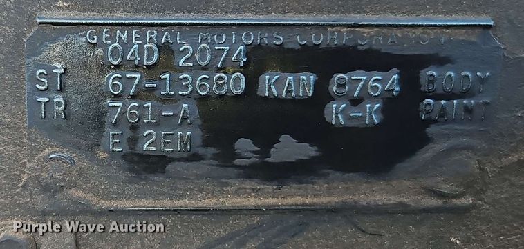 image for item EJ0015 1967 Chevrolet El Camino  