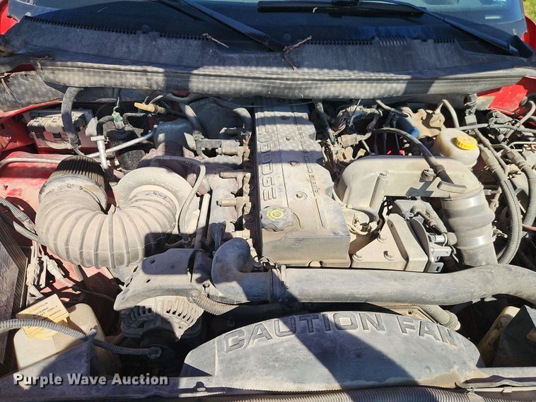 image for item EJ0017 2000 Dodge Ram 2500 Quad Cab pickup truck