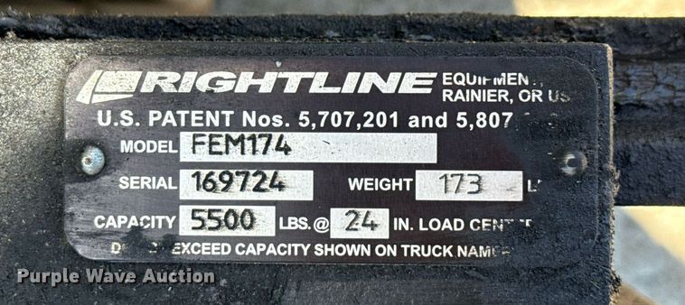 image for item EJ3656 UniCarriers PF50 forklift