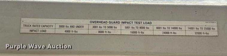 image for item EJ3656 UniCarriers PF50 forklift