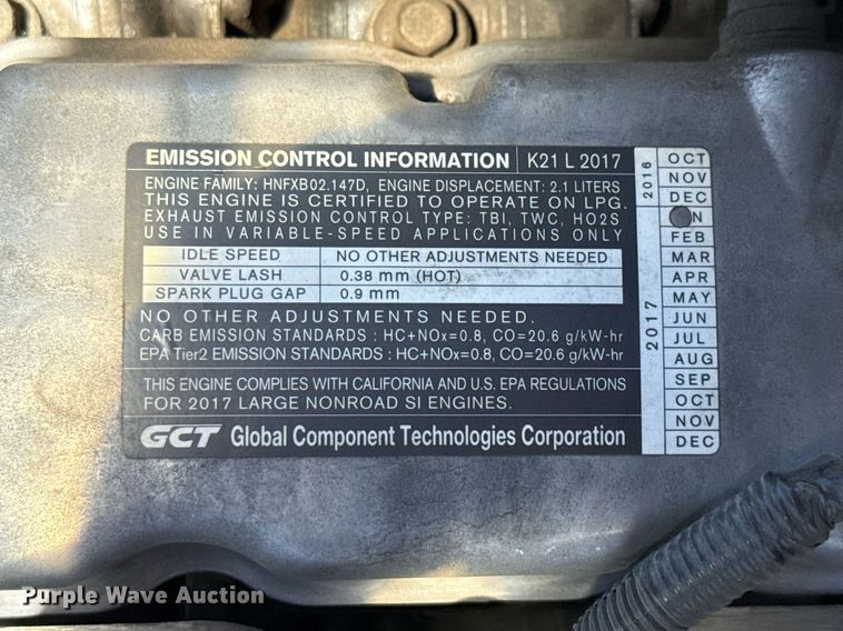 image for item EJ3656 UniCarriers PF50 forklift