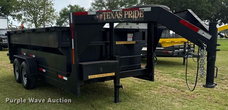image for item EJ3668 2021 Texas Pride DT714316KGN dump trailer