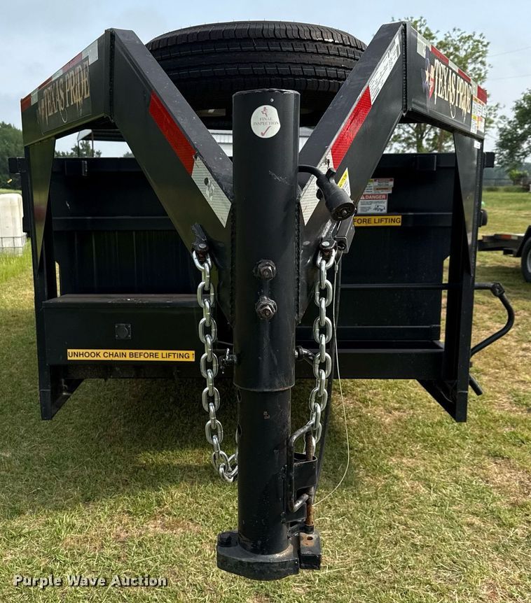 image for item EJ3668 2021 Texas Pride DT714316KGN dump trailer