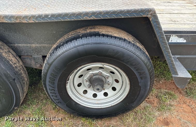 image for item EJ3669 2016 Texas Bragg ED182LEO14 utility trailer