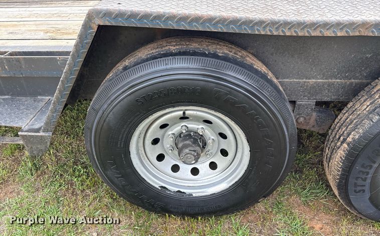 image for item EJ3669 2016 Texas Bragg ED182LEO14 utility trailer
