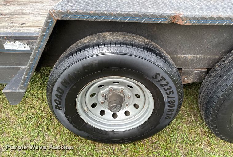 image for item EJ3669 2016 Texas Bragg ED182LEO14 utility trailer