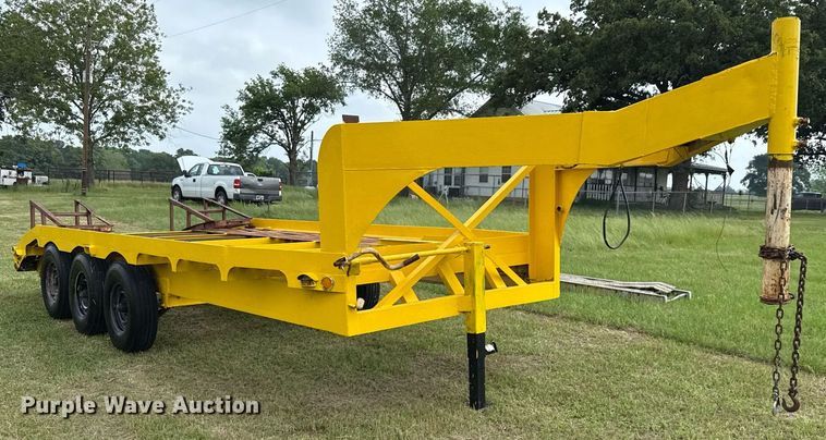 image for item EJ3674 2001 Shop built equipment trailer