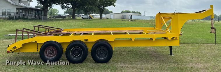 image for item EJ3674 2001 Shop built equipment trailer